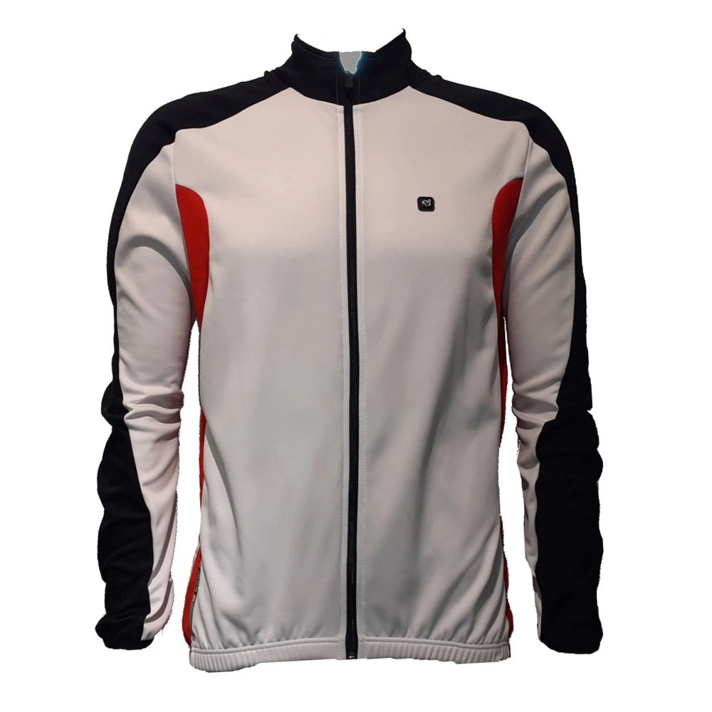 De Marchi Contour Light Cycling Jersey Men XL Made in Italy White Red Black